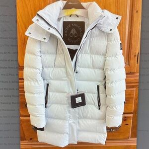 Moose Knuckles Watershed Down Park and Dust Cover NWT Large